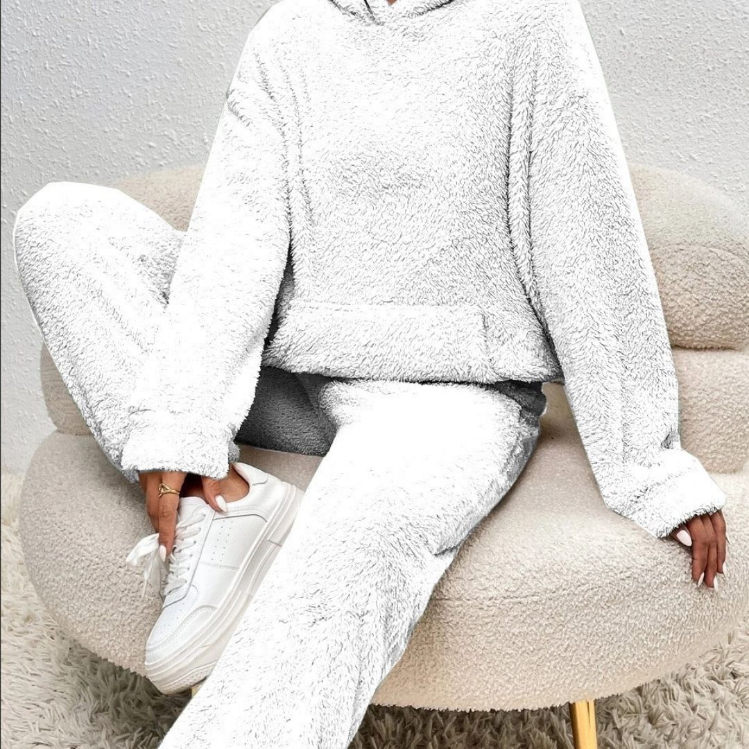 Cozy Collection | Women's Loungewear Set with Hooded Top & Pants | Stylish Comfort for Effortless Spring Days