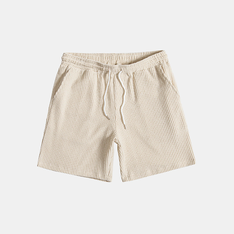 Edward | Men's Matching Shirt and Shorts Set with Textured Detailing | Relaxed Fit for Summer Comfort