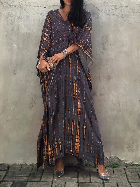Elegant Caftan | Maxi Dress for Women with Breezy Flowing Silhouette | Perfect for Summer Outings