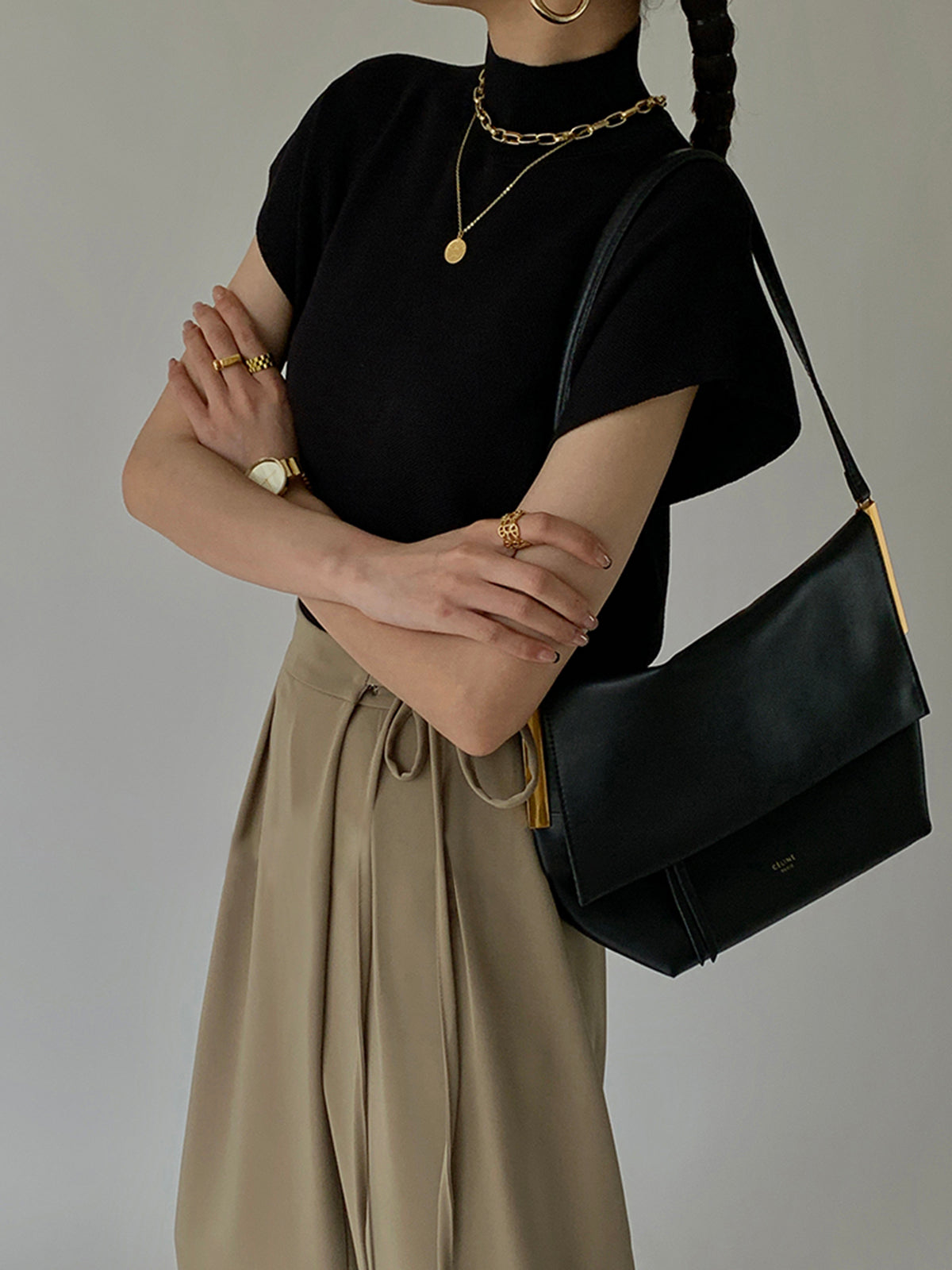 Elegant Casual Collection | Women's Top with Mock Neck Design | Versatile Style for Effortless Summer Outfits