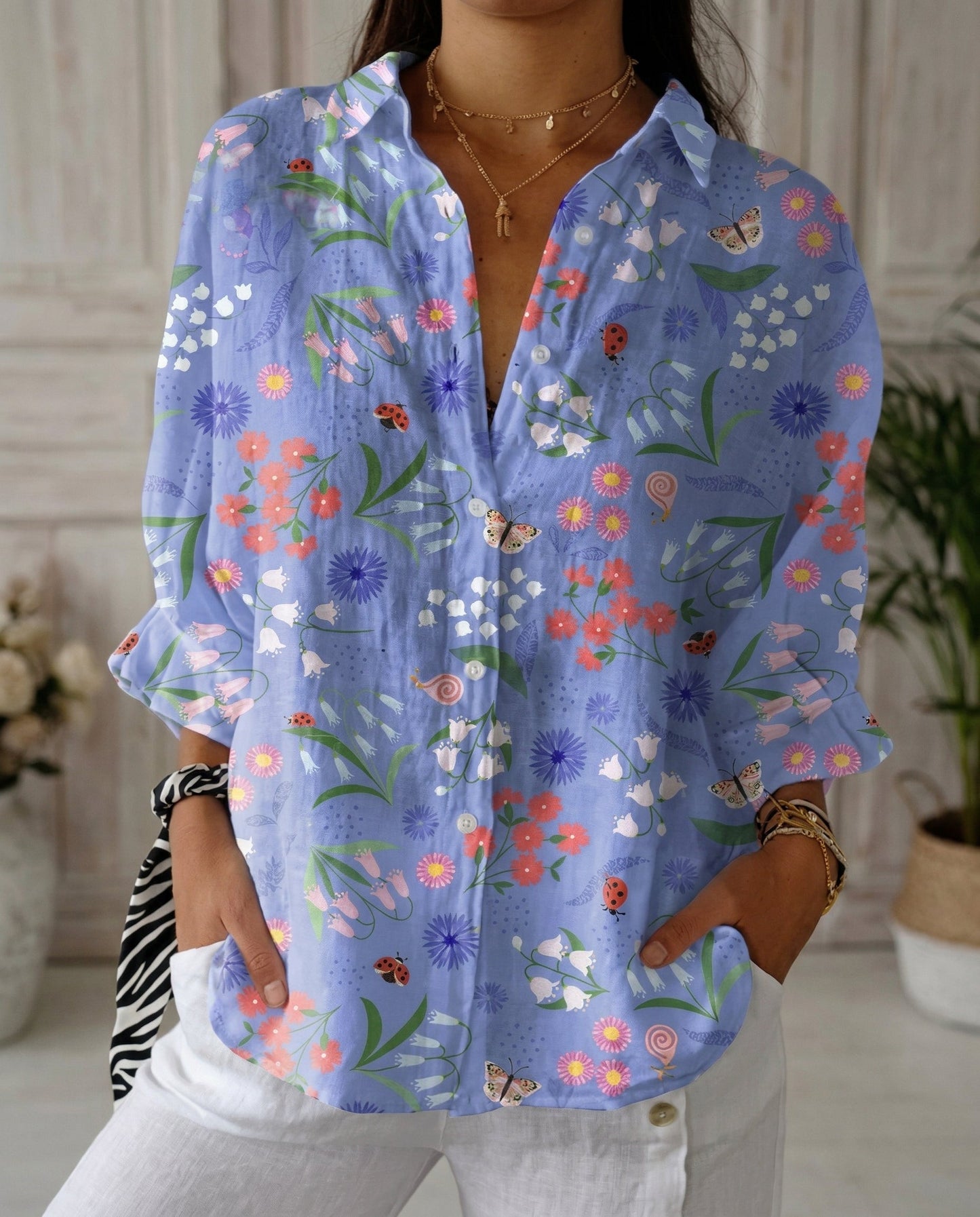 Elegant Collection | Women's Blouse with Lightweight Breathable Fabric | Effortless Everyday Style