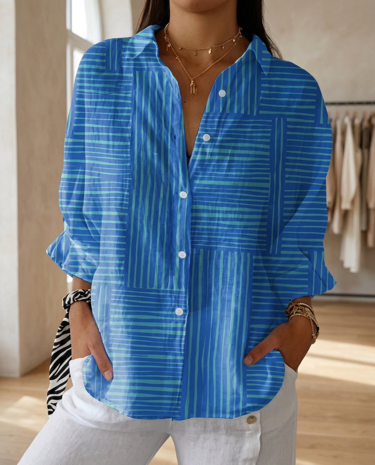 Elegant Collection | Women's Blouse with Lightweight Breathable Fabric | Effortless Everyday Style