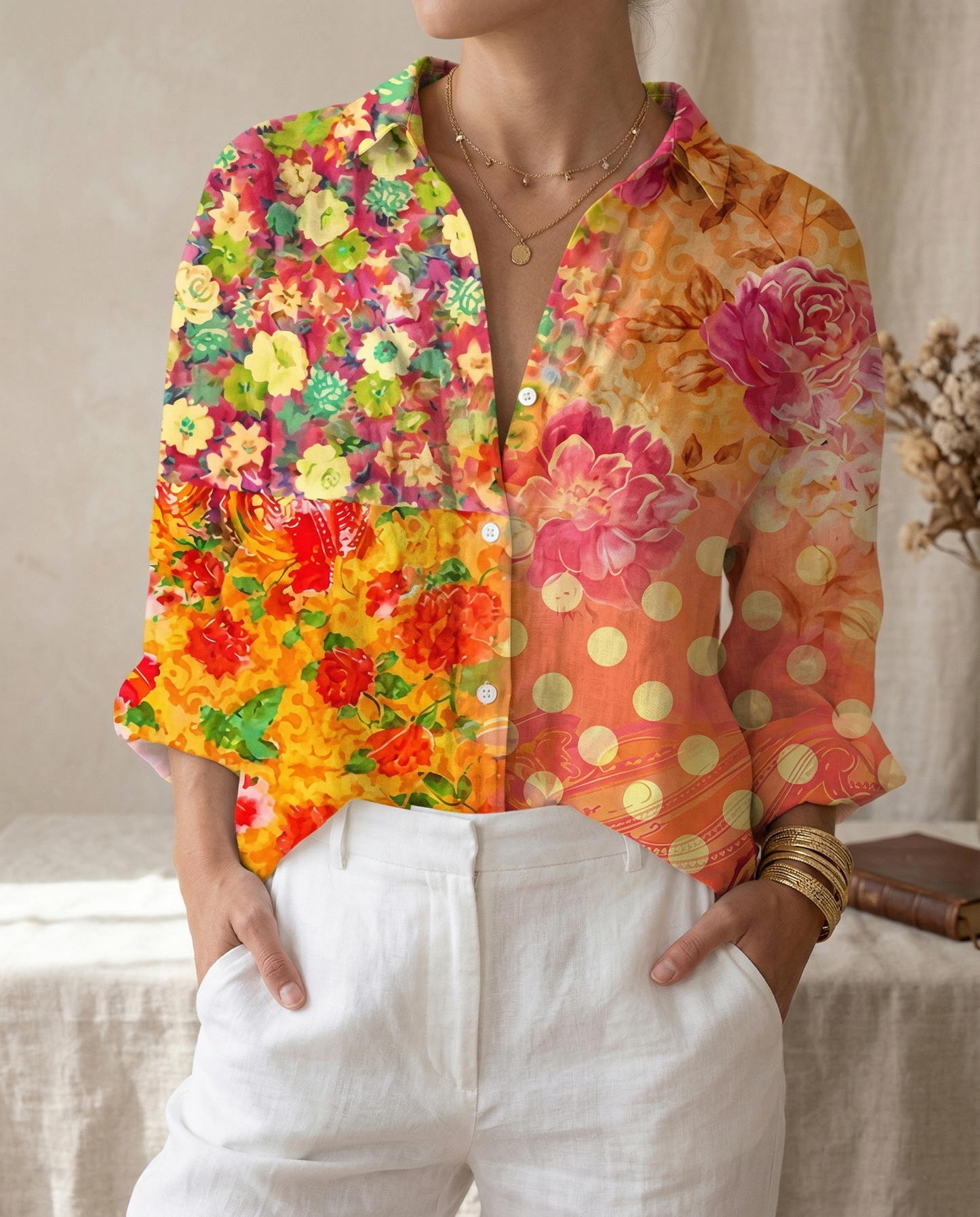 Elegant Collection | Women's Blouse with Lightweight Breathable Fabric | Effortless Everyday Style