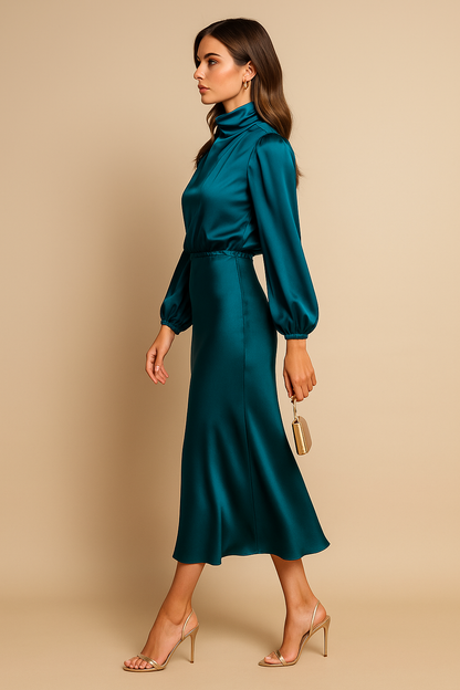 Elegant Collection | Women's Dress with High Waist Design | Timeless Formal Style for Effortless Sophistication