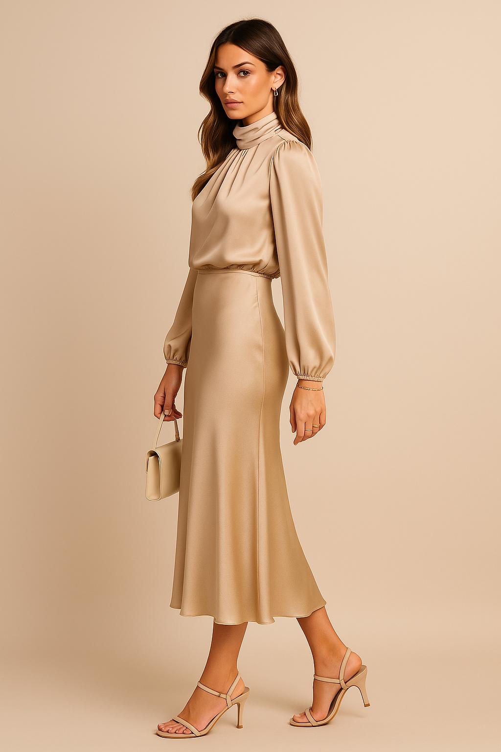Elegant Collection | Women's Dress with High Waist Design | Timeless Formal Style for Effortless Sophistication