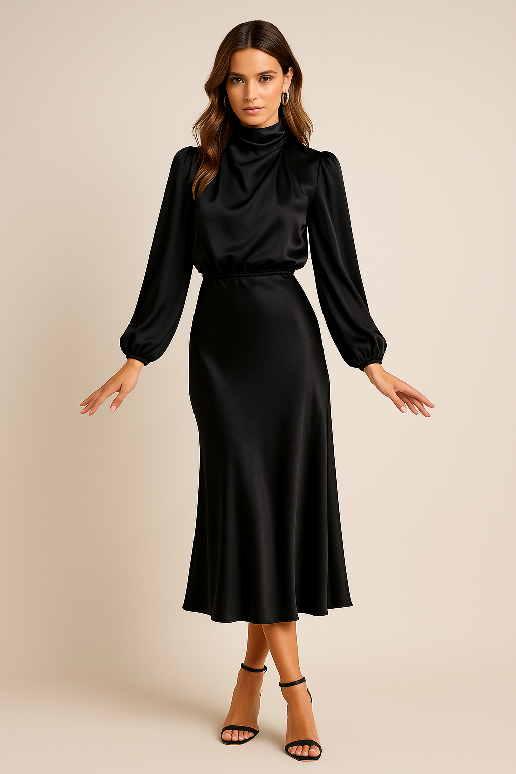 Elegant Collection | Women's Dress with High Waist Design | Timeless Formal Style for Effortless Sophistication