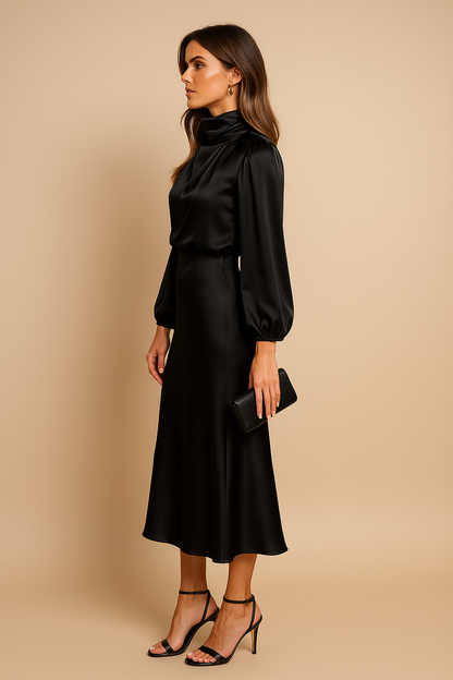 Elegant Collection | Women's Dress with High Waist Design | Timeless Formal Style for Effortless Sophistication