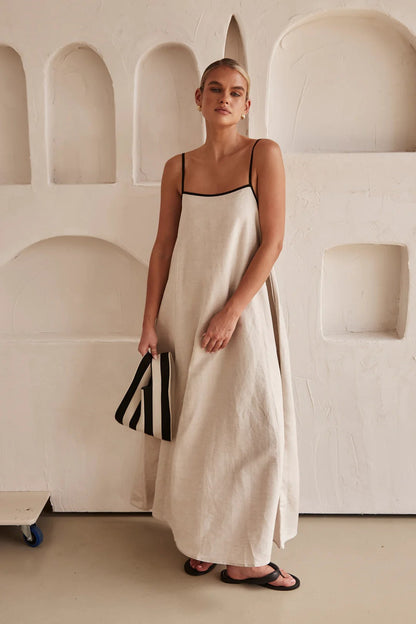 Elegant Collection | Women's Maxi Dress with Spaghetti Straps | Flowy Silhouette for Effortless Summer Style