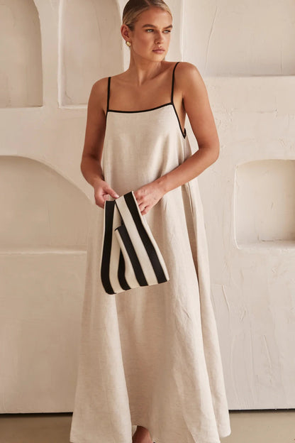 Elegant Collection | Women's Maxi Dress with Spaghetti Straps | Flowy Silhouette for Effortless Summer Style