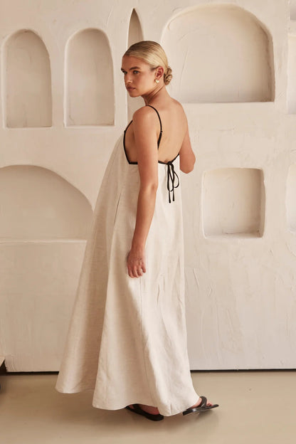 Elegant Collection | Women's Maxi Dress with Spaghetti Straps | Flowy Silhouette for Effortless Summer Style