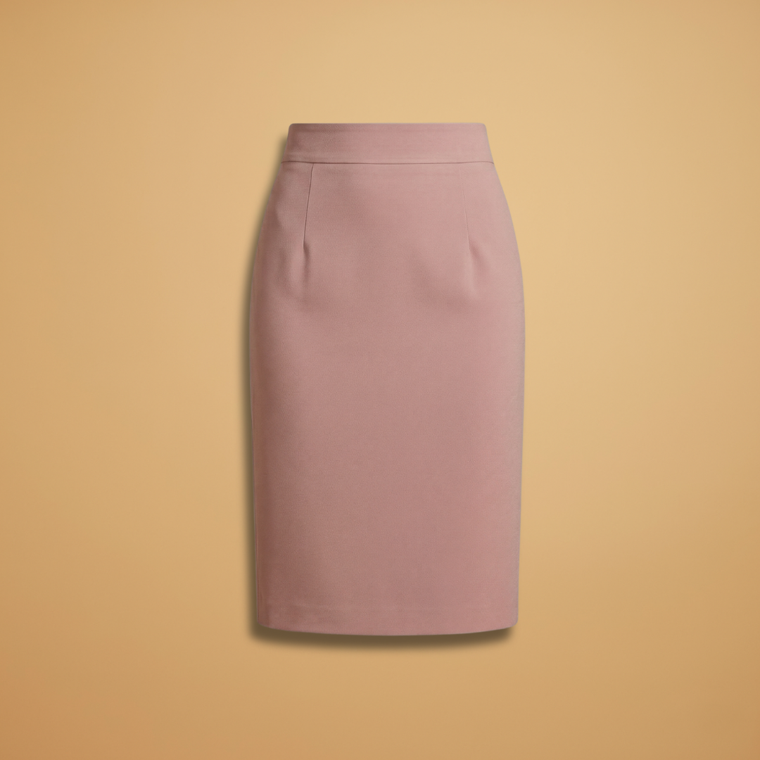 Elegant Collection | Women's Midi Skirt with High Waist Design | Structured Fit for Versatile Styling