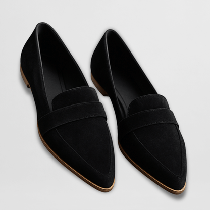 Elegant Comfort | Women's Loafers with Orthopedic Cushioned Insole | Soft Suede for All-Day Comfort