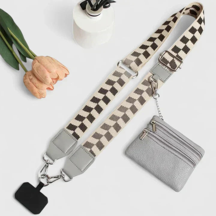 Elegant Crossbody Bag for Women with Adjustable Strap & Zip Closure | Chic Phone Holder for Effortless Style