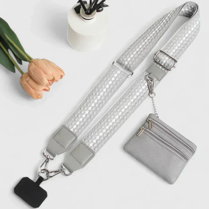Elegant Crossbody Bag for Women with Adjustable Strap & Zip Closure | Chic Phone Holder for Effortless Style