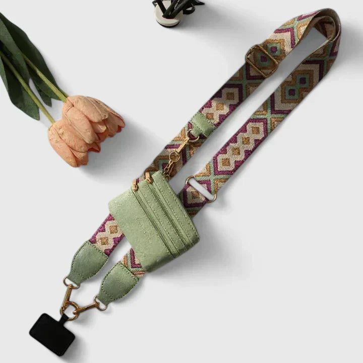 Elegant Crossbody Bag for Women with Adjustable Strap & Zip Closure | Chic Phone Holder for Effortless Style