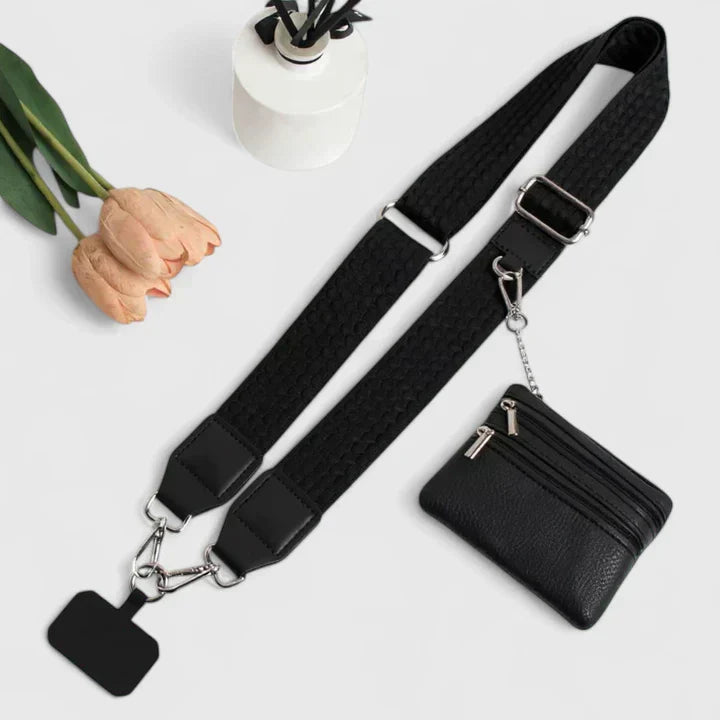 Elegant Crossbody Bag for Women with Adjustable Strap & Zip Closure | Chic Phone Holder for Effortless Style