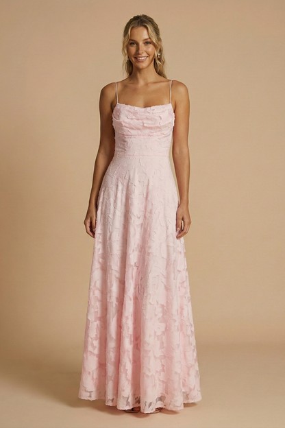 Elegant Floral Maxi Dress | Women's Formal Dress with Fitted Bodice for Timeless Style