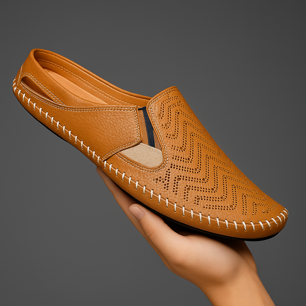 Elegant Sandals for Women | Genuine Leather with Cushioned Footbed | Stylish Comfort for Daily Wear