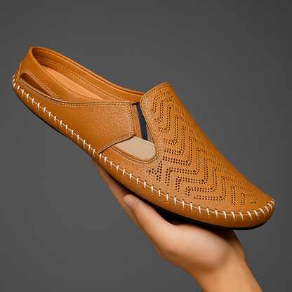 Elegant Sandals for Women | Genuine Leather with Cushioned Footbed | Stylish Comfort for Daily Wear