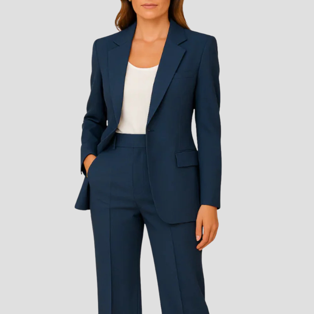 Elegant Tailored Women's Suit Set with Lightweight Fabric & Modern Fit | Stylish Pant Suits for Women