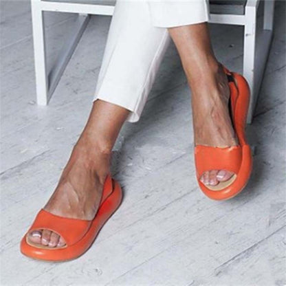 Elina | Summer Sandals for Women with Soft Microfiber Upper | Comfortable Slip-On Design for All-Day Wear