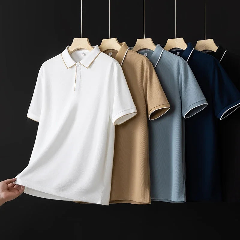 Elite Collection | Men's Polo Shirts with Breathable Knit Fabric | Stylish Comfort for Everyday Wear