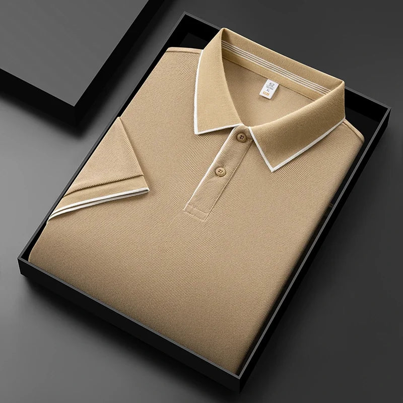 Elite Collection | Men's Polo Shirts with Breathable Knit Fabric | Stylish Comfort for Everyday Wear
