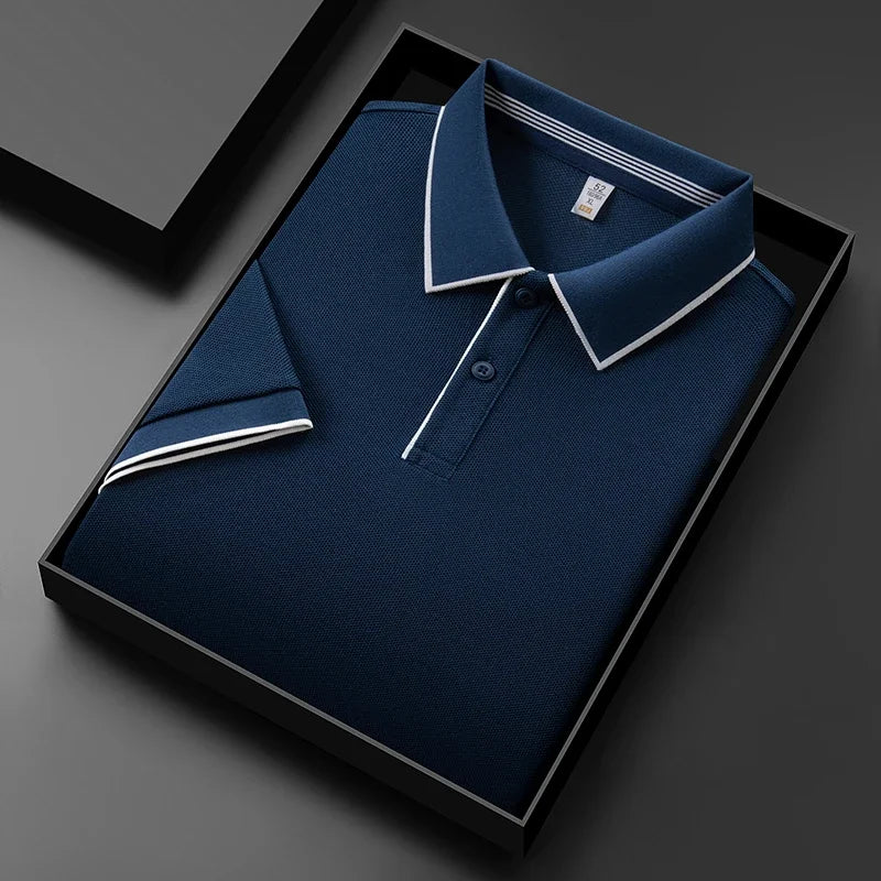 Elite Collection | Men's Polo Shirts with Breathable Knit Fabric | Stylish Comfort for Everyday Wear