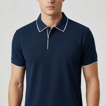Elite Collection | Men's Polo Shirts with Breathable Knit Fabric | Stylish Comfort for Everyday Wear