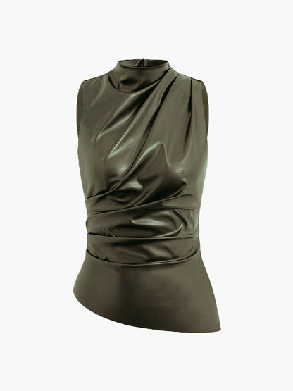 Ella Collection | Women's High Neck Tank Top with Sleek Design | Effortless Style for Summer Outings