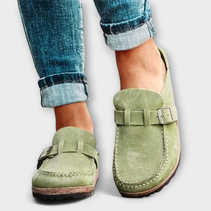 Evelyn | Women's Leather Moccasins with Orthopedic Insole | Comfortable Slip-On Design for Everyday Style