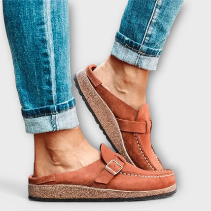 Evelyn | Women's Leather Moccasins with Orthopedic Insole | Comfortable Slip-On Design for Everyday Style