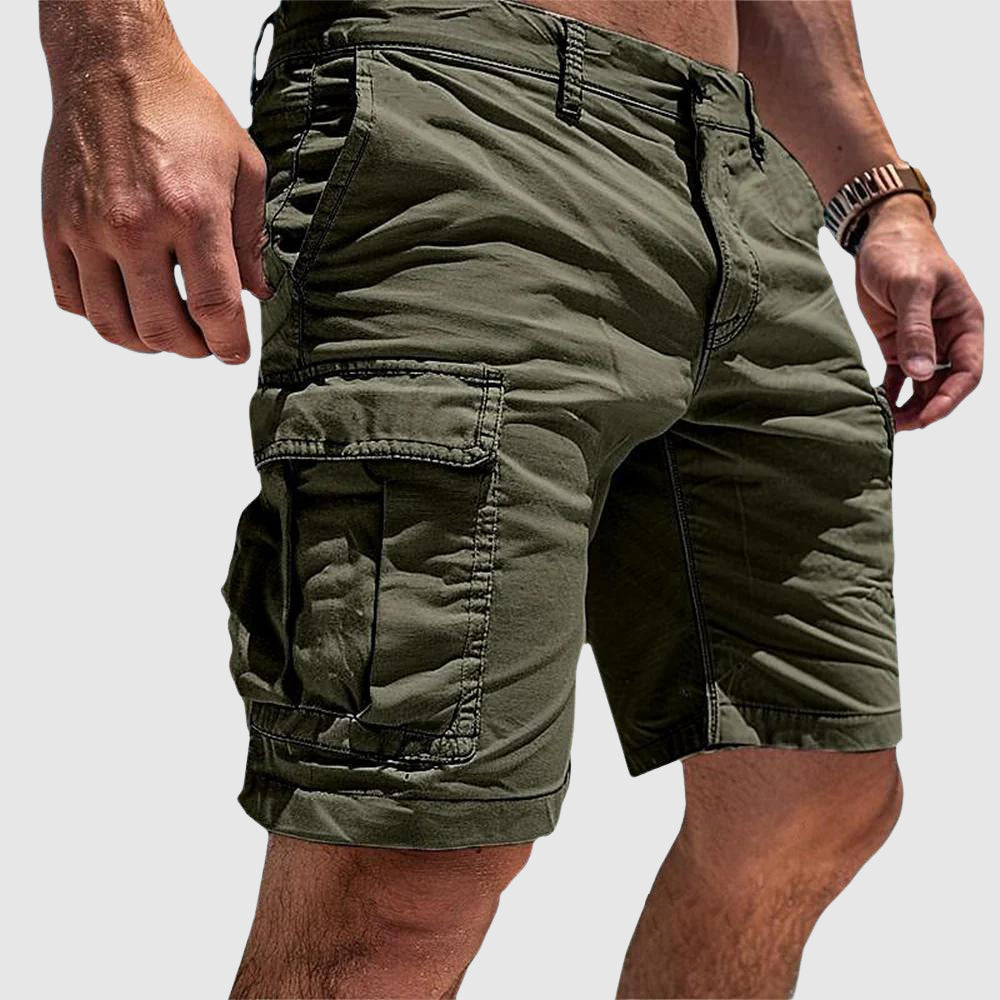 Everyday Essentials | Men's Cargo Shorts with Knee-Length Design | Comfortable Fit for Versatile Summer Style