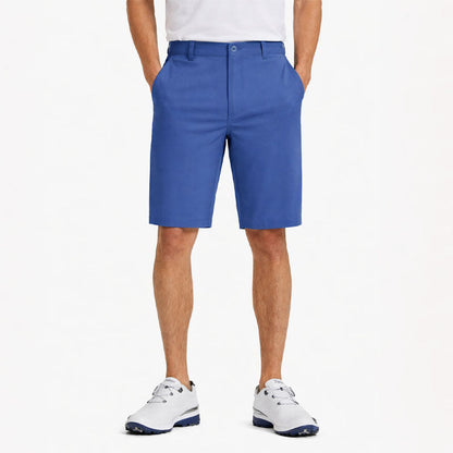 Felix Grant | Men's Golf Shorts with Flat-Front Design & Knee-Length Comfort | Stylish Fit for Course and Practice