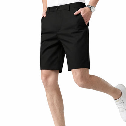 Felix Grant | Men's Golf Shorts with Flat-Front Design & Knee-Length Comfort | Stylish Fit for Course and Practice