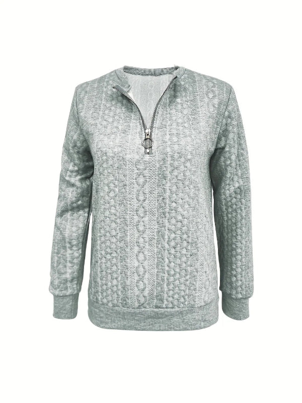 Freya Collection | Women's Half-Zip Top with Elegant Design | Versatile Layer for Spring Styling