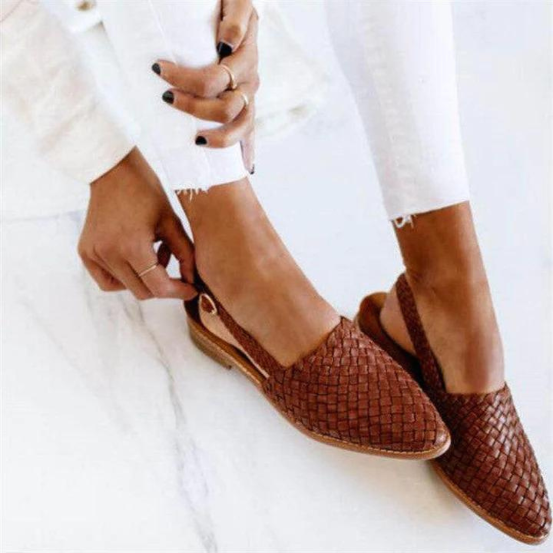 Gabriella | Women's Loafers with Woven Design & Slip-On Style | Comfortable Everyday Footwear