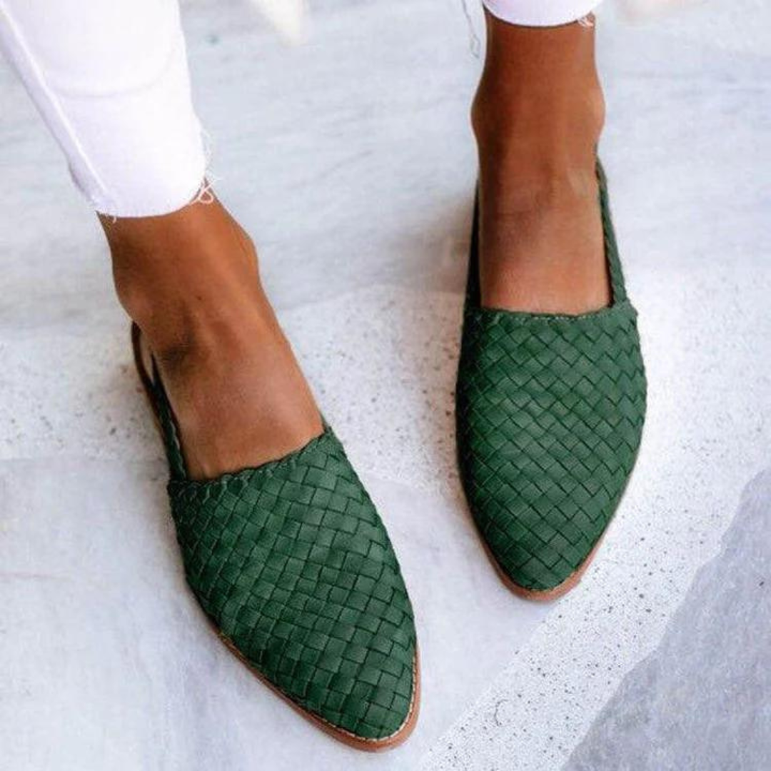 Gabriella | Women's Loafers with Woven Design & Slip-On Style | Comfortable Everyday Footwear