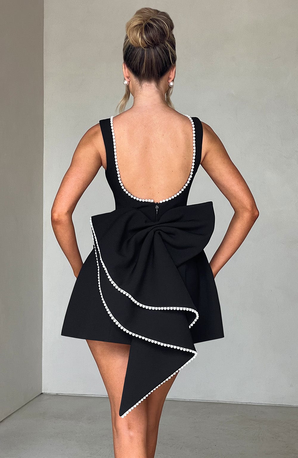 Grace | Women's Cocktail Dress with Structured Design | Elegant Mini Dress for Wedding Guests