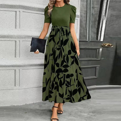 Hannah Collection | Floral Maxi Dress with A-Line Silhouette | Effortless Style for Any Occasion