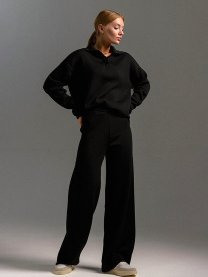 Hannah Collection | Women's Loungewear Set with Polished Collar | Effortless Style for Everyday Comfort