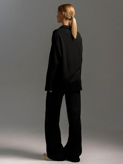 Hannah Collection | Women's Loungewear Set with Polished Collar | Effortless Style for Everyday Comfort