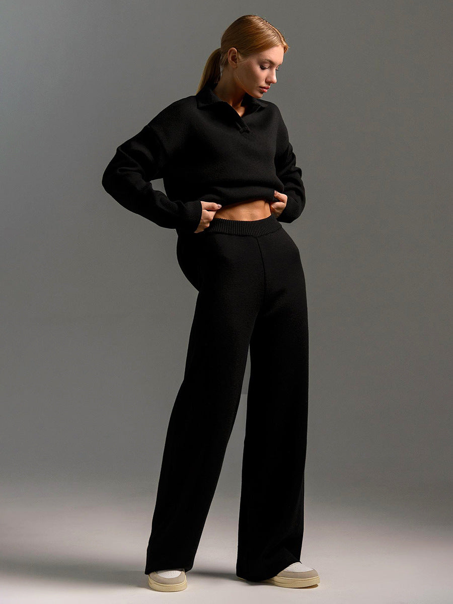 Hannah Collection | Women's Loungewear Set with Polished Collar | Effortless Style for Everyday Comfort