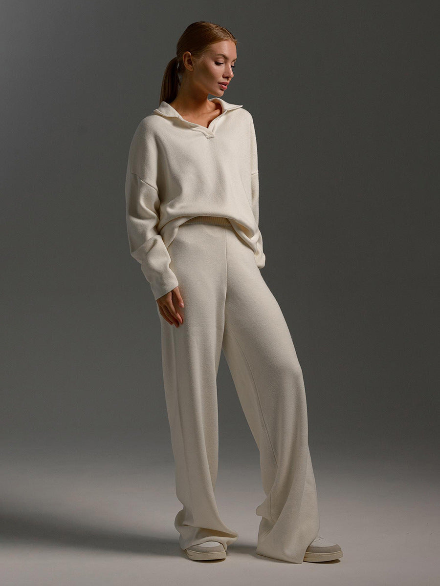 Hannah Collection | Women's Loungewear Set with Polished Collar | Effortless Style for Everyday Comfort