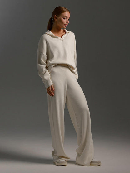 Hannah Collection | Women's Loungewear Set with Polished Collar | Effortless Style for Everyday Comfort
