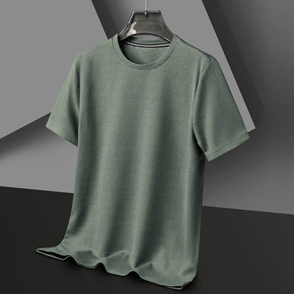 Harbor Collection | Men's T-Shirt with Waffle Knit Fabric | Classic Fit for All-Day Comfort