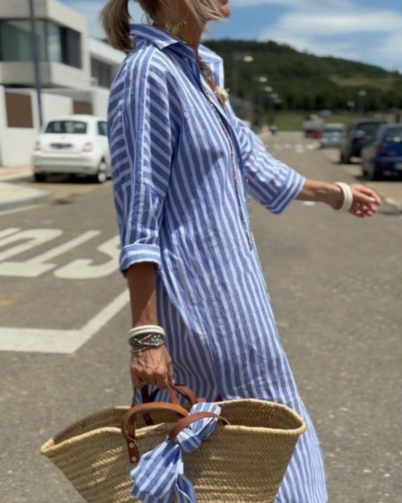 Harper Collection | Women's Summer Shirt Dress with Breathable Fabric | Effortless Style for Any Occasion