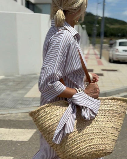 Harper Collection | Women's Summer Shirt Dress with Breathable Fabric | Effortless Style for Any Occasion