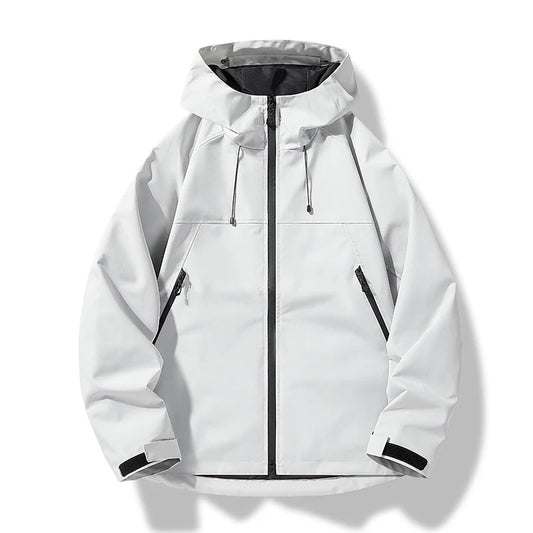 Heinrich | Men's Waterproof Jacket with Hood & Windproof Design | Lightweight Comfort for Outdoor Adventures