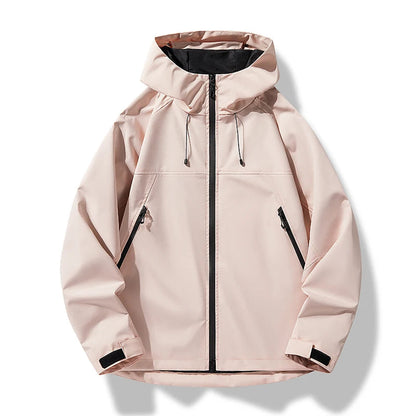 Heinrich | Men's Waterproof Jacket with Hood & Windproof Design | Lightweight Comfort for Outdoor Adventures